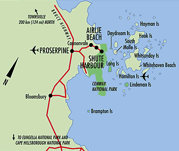 Airlie Beach map