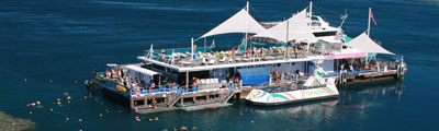 Overlooking the Whitsunday Islands