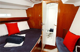 Cabin of the Beneteau 39