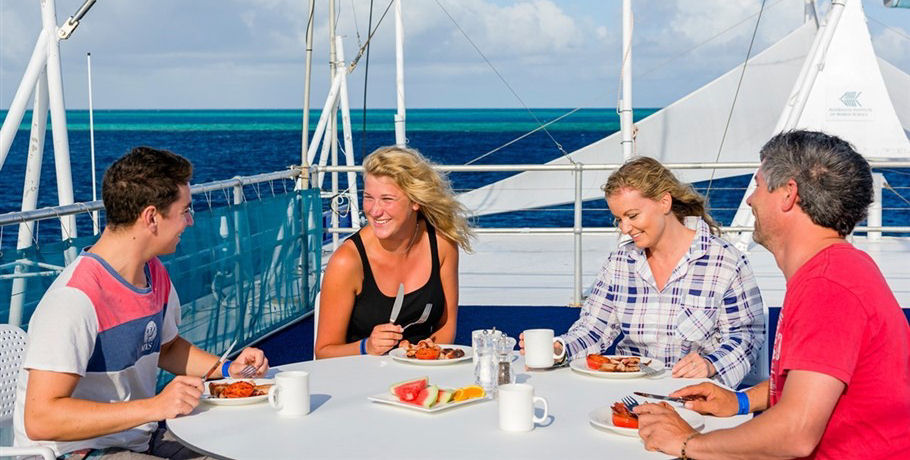 Breakfast at the Great Barrier Reef