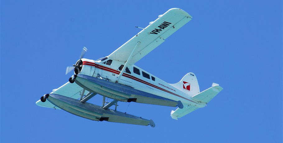 Seaplane in the Whitsundays